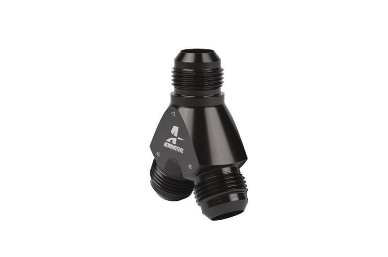 Aeromotive 15679 Aeromotive Y-Block - AN-12 - 2x AN-12 thumbnail 4