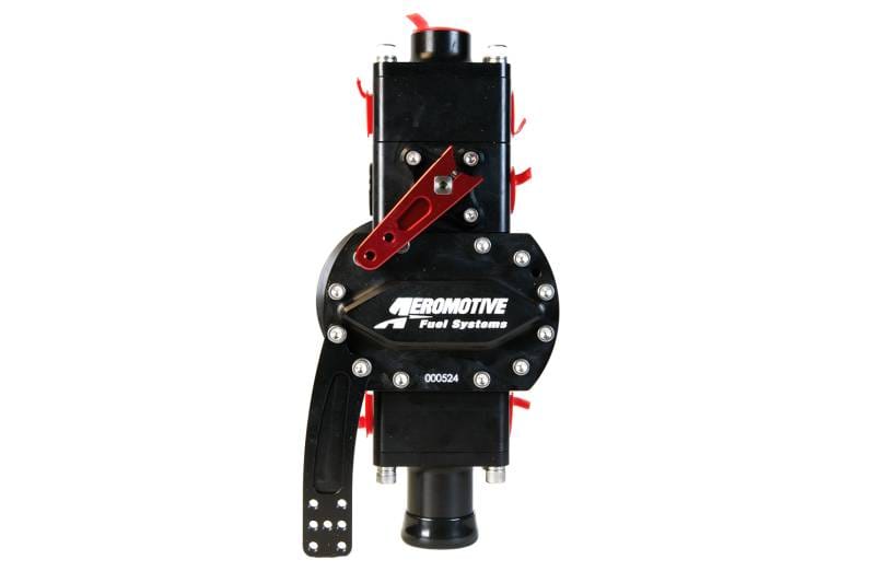Aeromotive 17134 Aeromotive System Pump 16.5gpm Shut Off Valve 2x 08AN Blocks 1.25in Inlet 10AN Outlet .775 Gear Set thumbnail 2