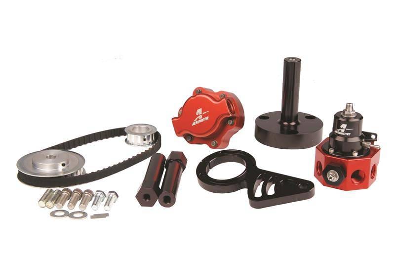Aeromotive 17243 Aeromotive Chevrolet Big Block Belt Drive Fuel Pump & Double Adjustable Reg Bolt-On Kit thumbnail 4