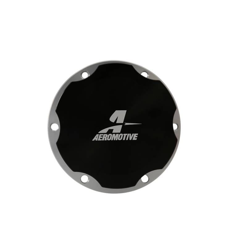 Aeromotive 18730 Aeromotive Fill Cap - Screw-On - 3in - Flanged - 6-Bolt - Black thumbnail 2