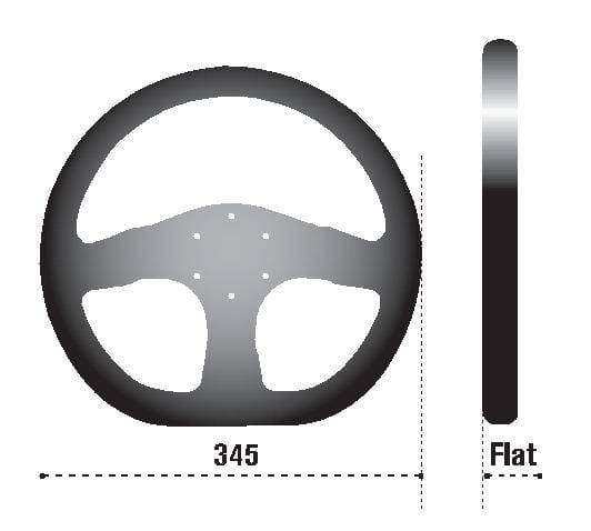 SPARCO 015THPUGR345 Sparco Steering Wheel P 222 Silver thumbnail 4