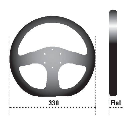 SPARCO 015TRGL1TUV Sparco Steering Wheel Ring L360 Leather Black thumbnail 2