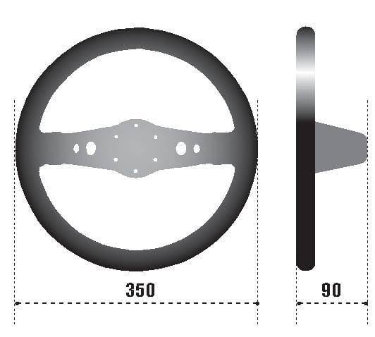 SPARCO 015R215CSN Sparco Steering Wheel 215 Suede Black thumbnail 2