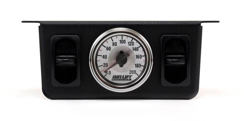 Air Lift 26229 Air Lift Dual Needle Gauge With Two Paddle Switches- 200 PSI thumbnail 2
