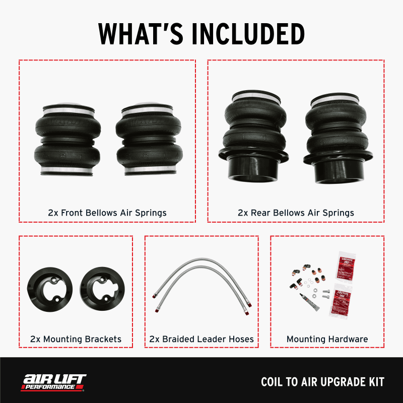 Air Lift 83009 Air Lift 17-23 Tesla Model 3 (AWD) / 20-24 Tesla Model Y (AWD) Coil to Air Upgrade Kit thumbnail 4