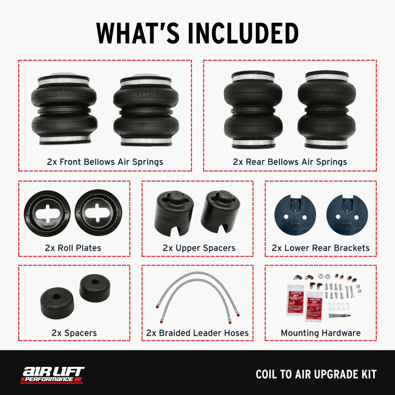 Air Lift 83012 Air Lift 20-24 Toyota GR Supra / 19-24 BMW Z4 (G29) Coil to Air Upgrade Kit thumbnail 4