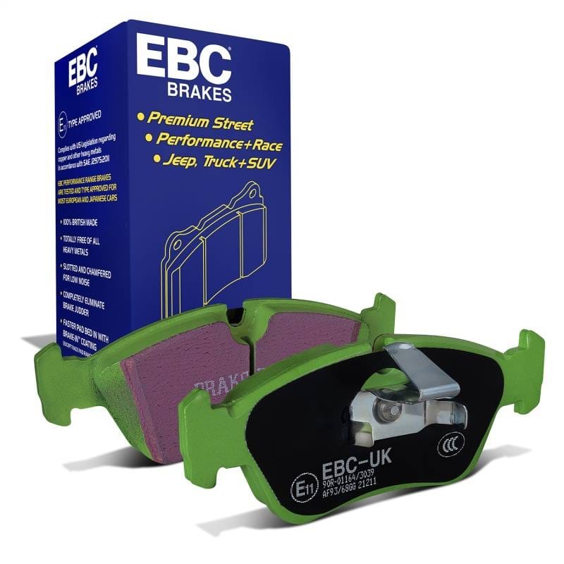 EBC Brakes DP21211 EBC 99-02 BMW Z3 2.5 Greenstuff Front Brake Pads - Fits select 1999-2006 BMW models thumbnail 2