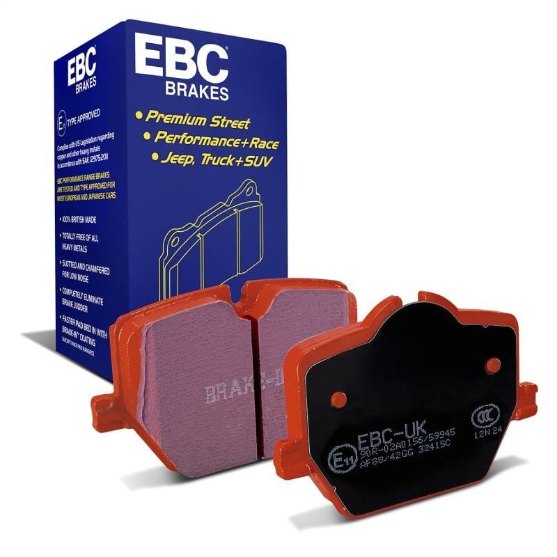 EBC Brakes DP32415C EBC 2019+ Toyota GR Supra (w/13.6in Rear Rotor) Redstuff Rear Brake Pads - Fits select 2019-2025 BMW models thumbnail 3