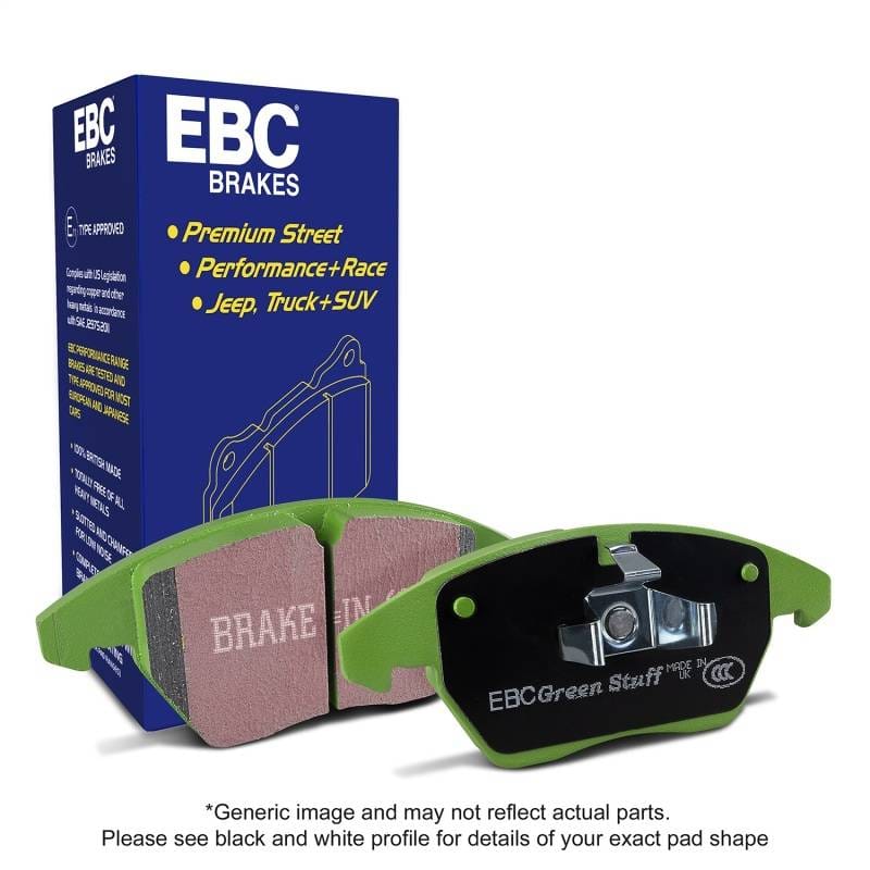 EBC Brakes DP62390 EBC 2020+ Mercedes-Benz GLA250 (H247) 2.0T Greenstuff Front Brake Pads - Fits 2020-2023 Mercedes-Benz GLA250, GLE350 thumbnail 3