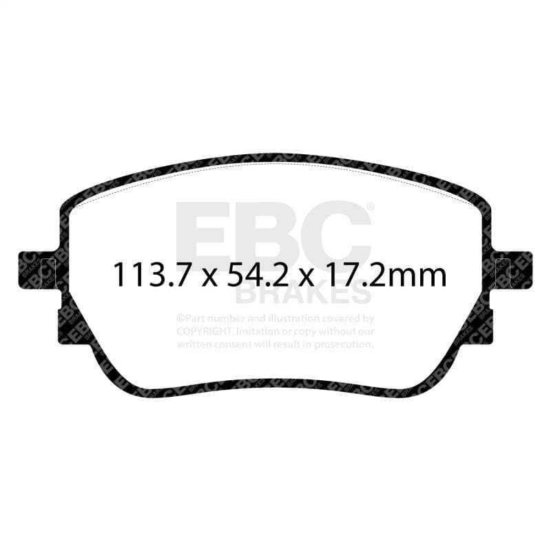 EBC Brakes DP62391 EBC 2020+ Mercedes-Benz GLA250 (H247) 2.0T Greenstuff Rear Brake Pads - Fits 2020-2023 Mercedes-Benz GLA250, GLB250 thumbnail 12