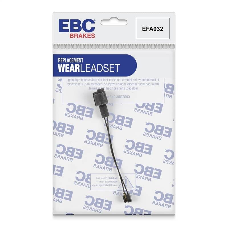 EBC Brakes EFA032 EBC 85-86 BMW 524 TD 2.4 TD (E28) Rear Wear Leads - Fits 1980-1988 BMW 535i, 528i thumbnail 2