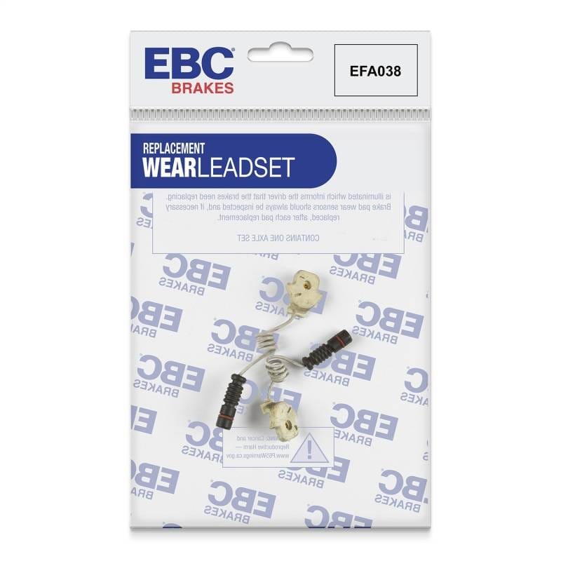 EBC Brakes EFA038 EBC 84-86 Mercedes-Benz 190/190E 2.3 Front Wear Leads - Fits select 1984-1993 Mercedes-Benz models thumbnail 2