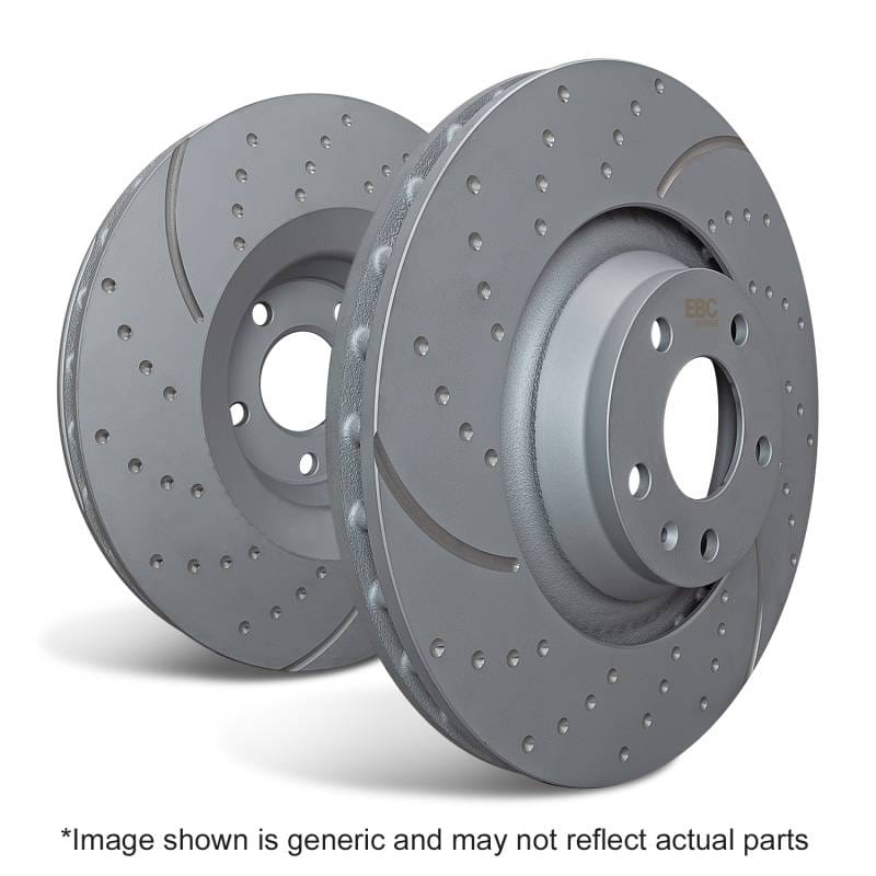 EBC Brakes GD1066 EBC 87-88 Porsche 944 2.5 Turbo GD Sport Front Rotors - Fits 1987-1995 Porsche 944, 968 thumbnail 2