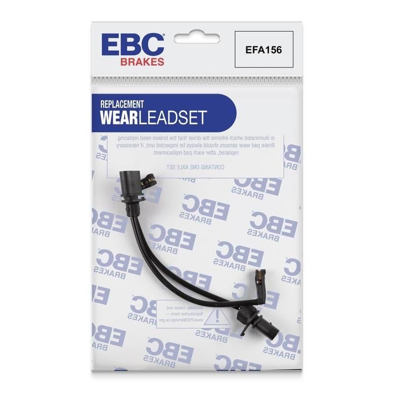 EBC Brakes EFA156 EBC 2011 Audi A6 2.0L Turbo Rear Wear Leads - Fits 2012-2018 Audi A6 Quattro, A7 Quattro thumbnail 2