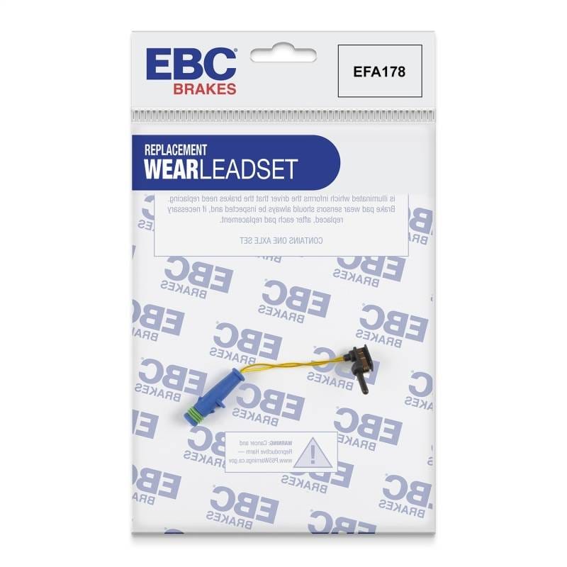 EBC Brakes EFA178 EBC 2012-2013 Mercedes-Benz B200 2.0L Turbo Front Wear Leads - Fits select 2014-2023 Mercedes-Benz models thumbnail 2