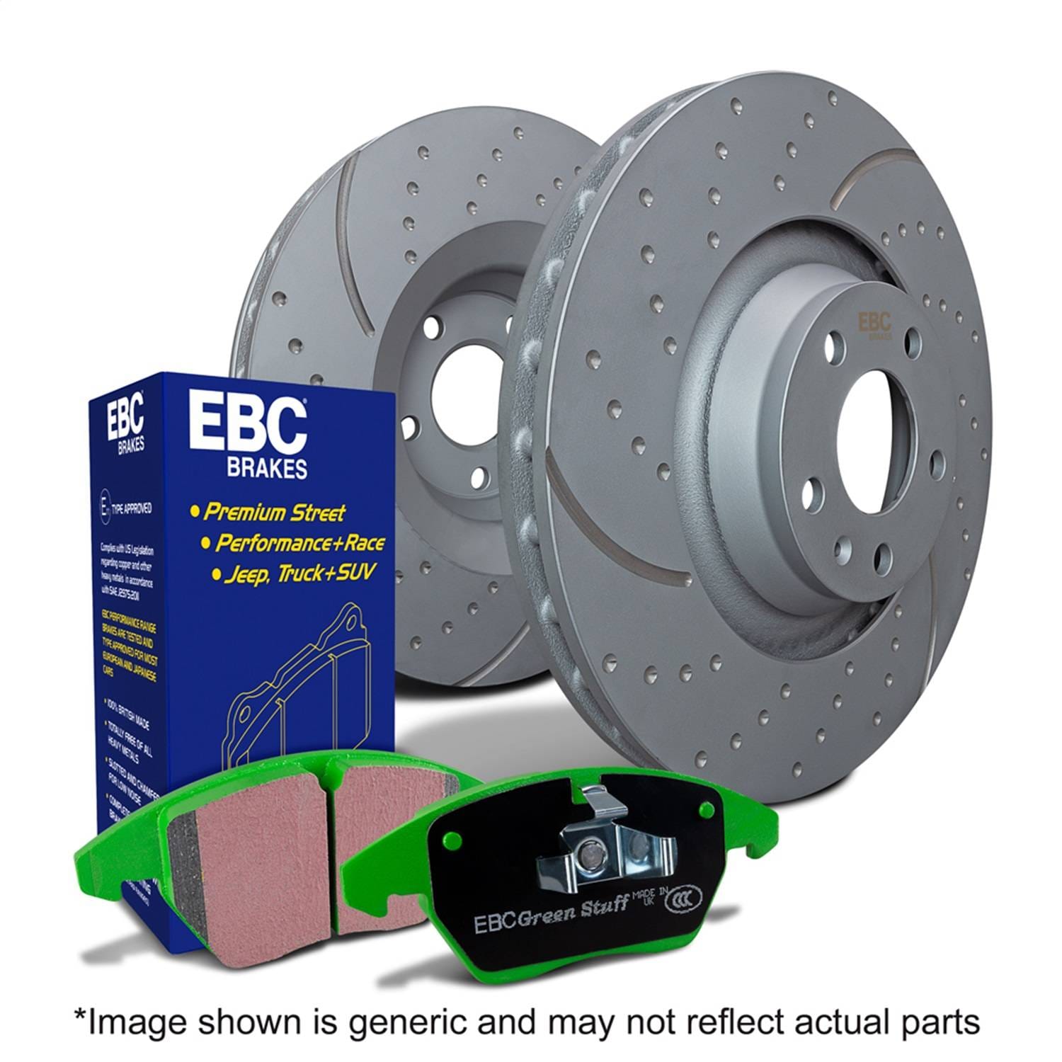 EBC Brakes S10KF1401 EBC S10 Brake Pad and Rotor Kit - Fits 2009-2017 Volkswagen, Audi models thumbnail 3