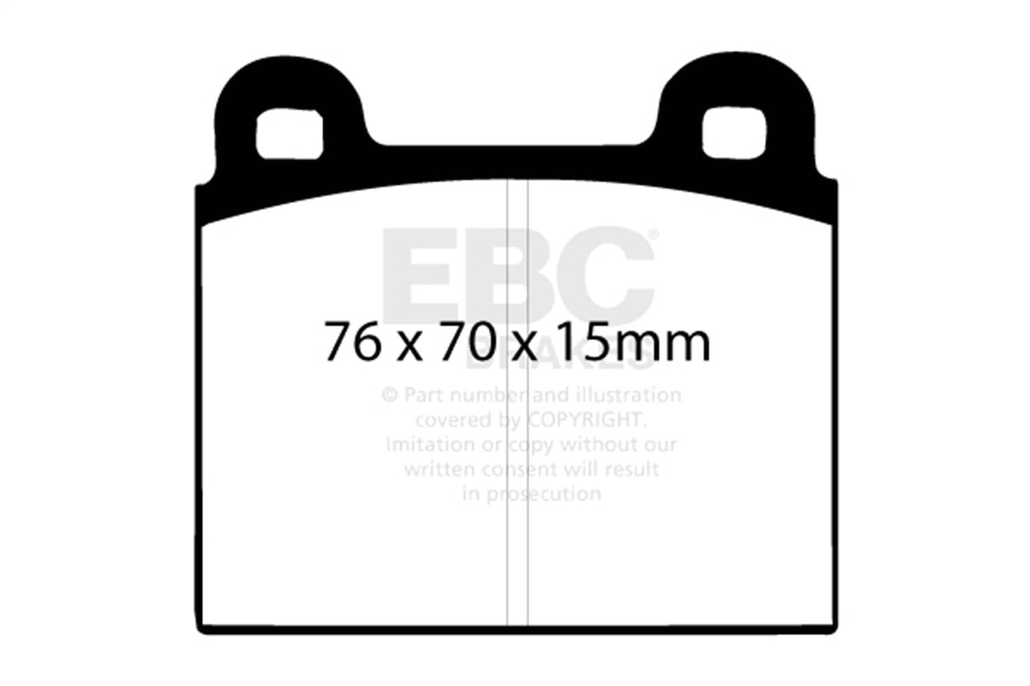 EBC Brakes S10KF1007 EBC S10 Brake Pad and Rotor Kit - Fits 1970-1983 Porsche 911 thumbnail 2