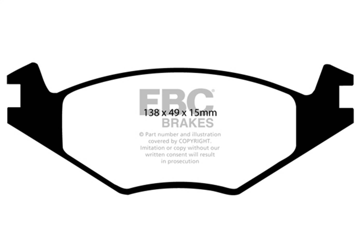 EBC Brakes S10KF1481 EBC S10 Brake Pad and Rotor Kit - Fits 1983-1990 Volkswagen Jetta, Quantum, Golf thumbnail 2