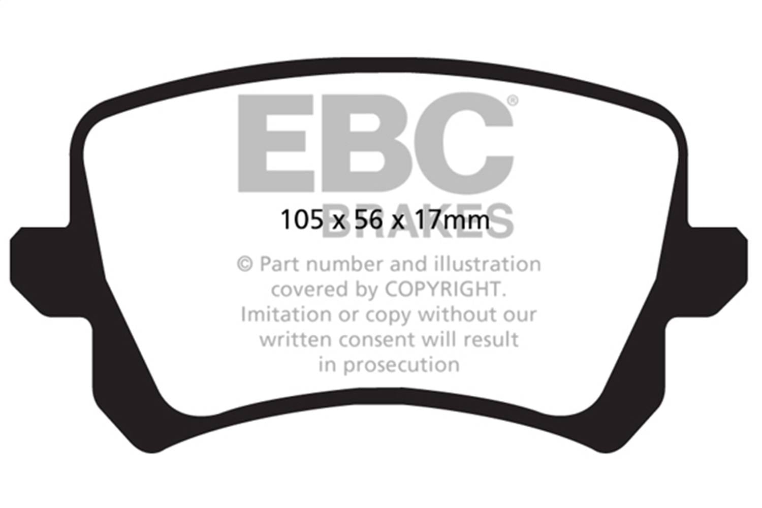 EBC Brakes S10KR1246 EBC S10 Brake Pad and Rotor Kit - Fits 2009-2018 Volkswagen Passat, CC thumbnail 2