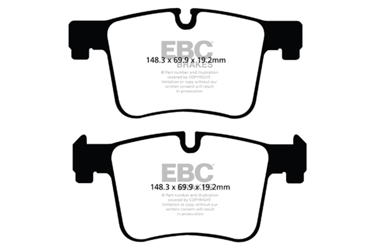 EBC Brakes S11KF1685 EBC S11 Brake Pad and Rotor Kit - Fits 2016-2023 BMW 230i, 330e, 330i thumbnail 2