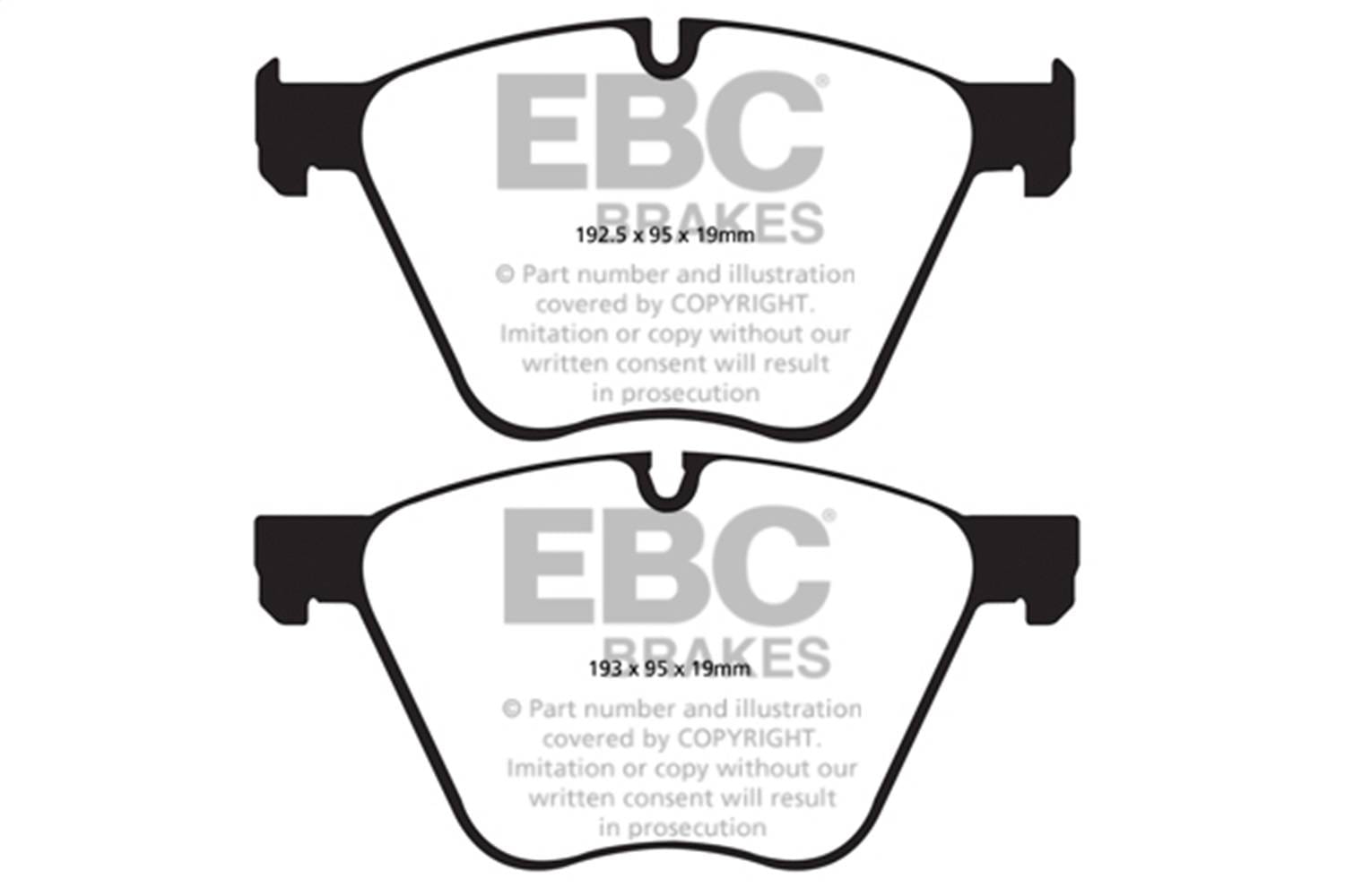 EBC Brakes S11KF1770 EBC S11 Brake Pad and Rotor Kit - Fits 2010-2015 BMW 760Li thumbnail 2