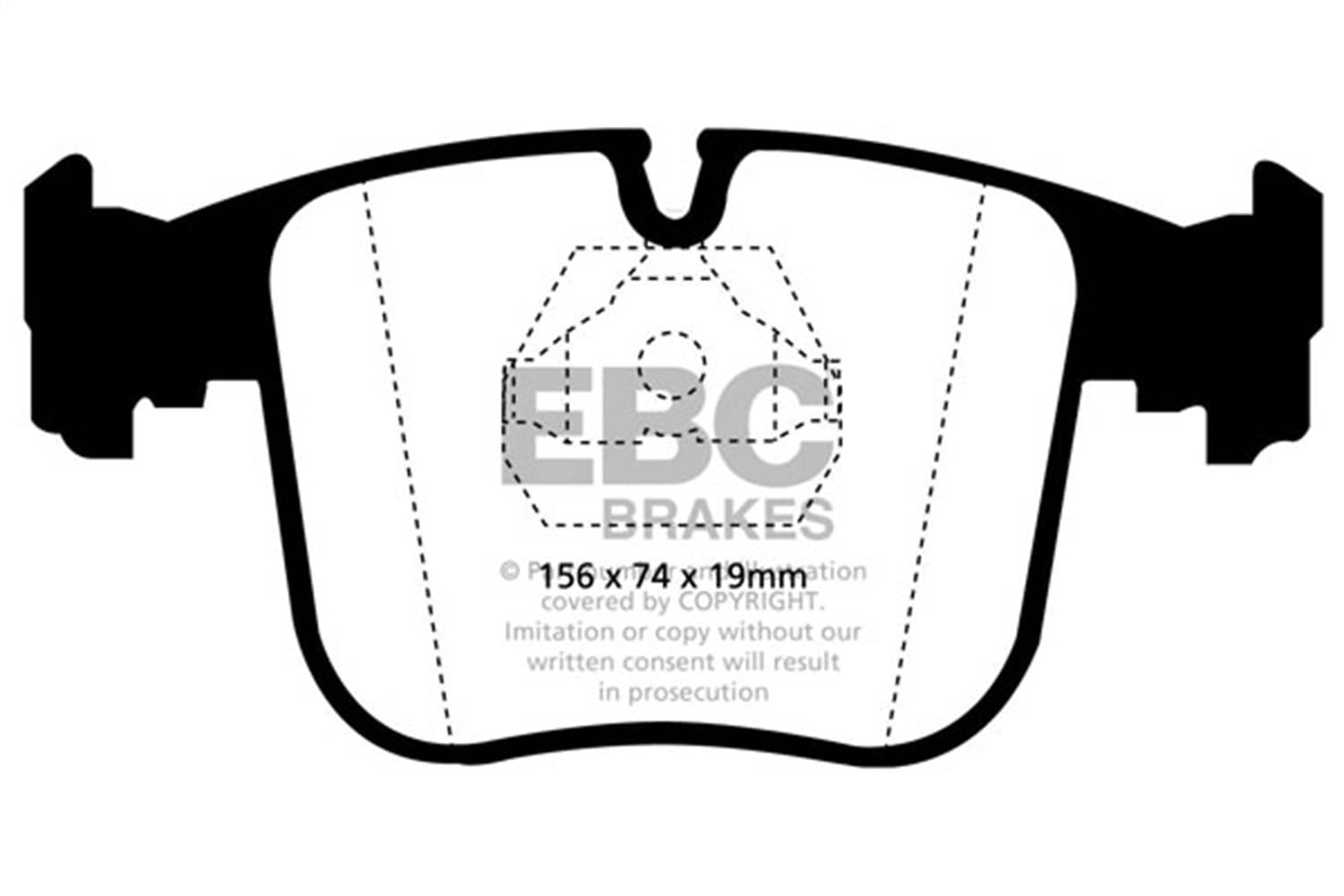 EBC Brakes S11KF1602 EBC S11 Brake Pad and Rotor Kit - Fits 1991-1993 BMW 850i, 850Ci thumbnail 2