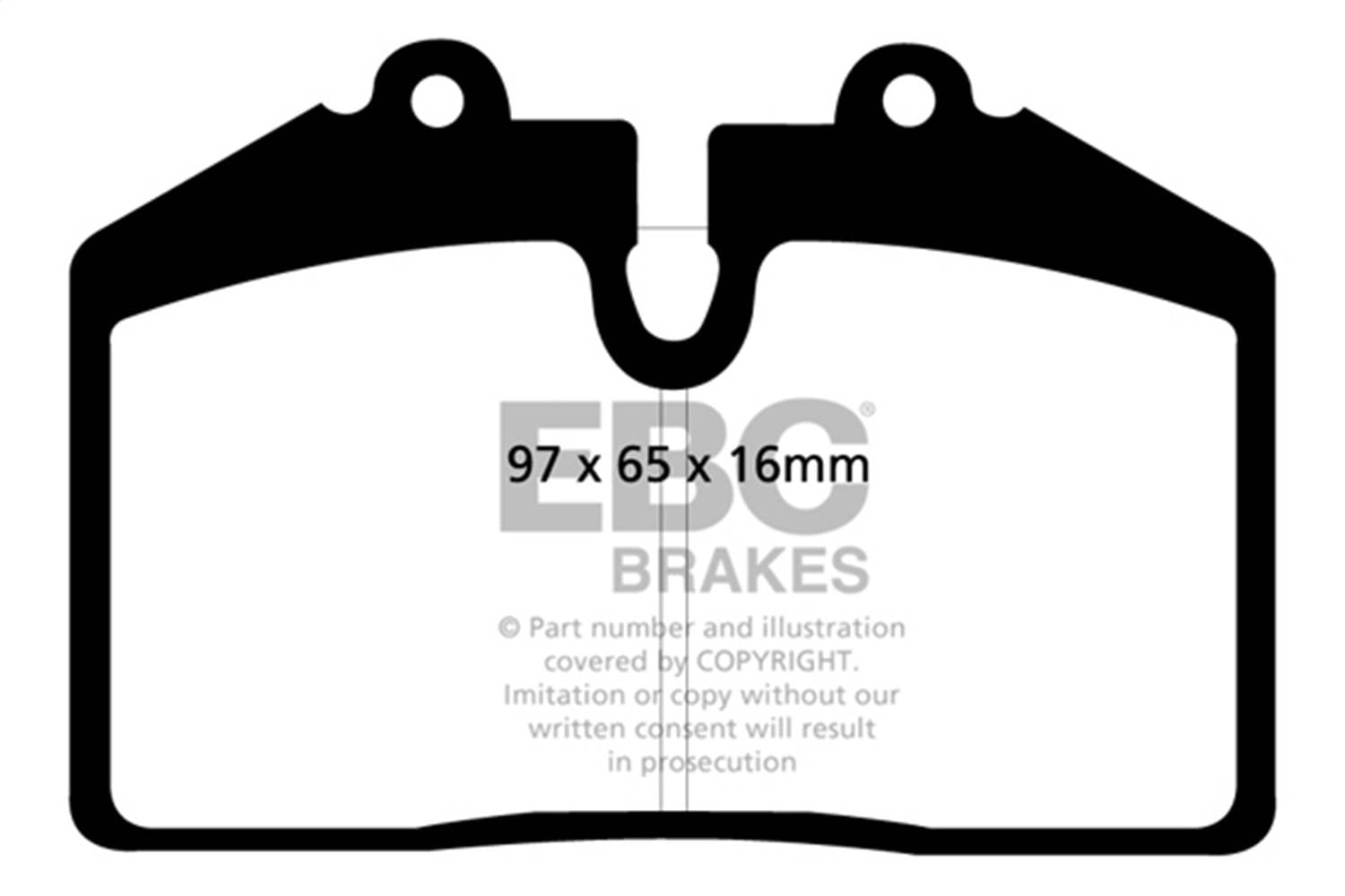 EBC Brakes S12KF1006 EBC S12 Brake Pad and Rotor Kit - Fits 1992-1993 Porsche 911 thumbnail 2