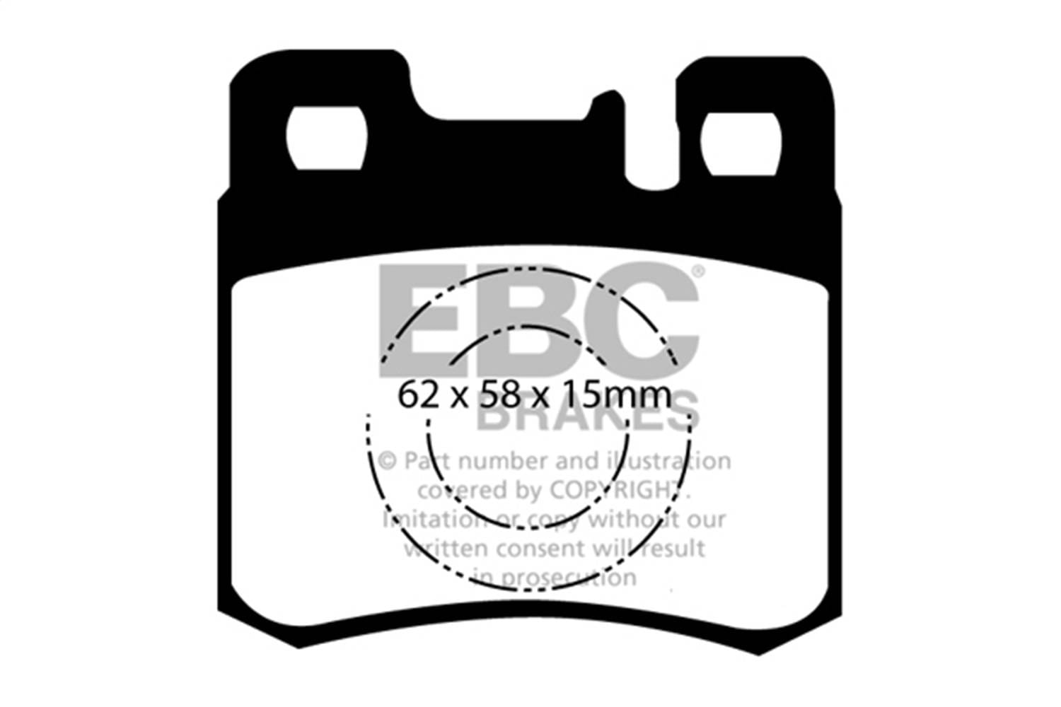EBC Brakes S11KR1363 EBC S11 Brake Pad and Rotor Kit - Fits 1994-1995 Mercedes-Benz E320 thumbnail 2
