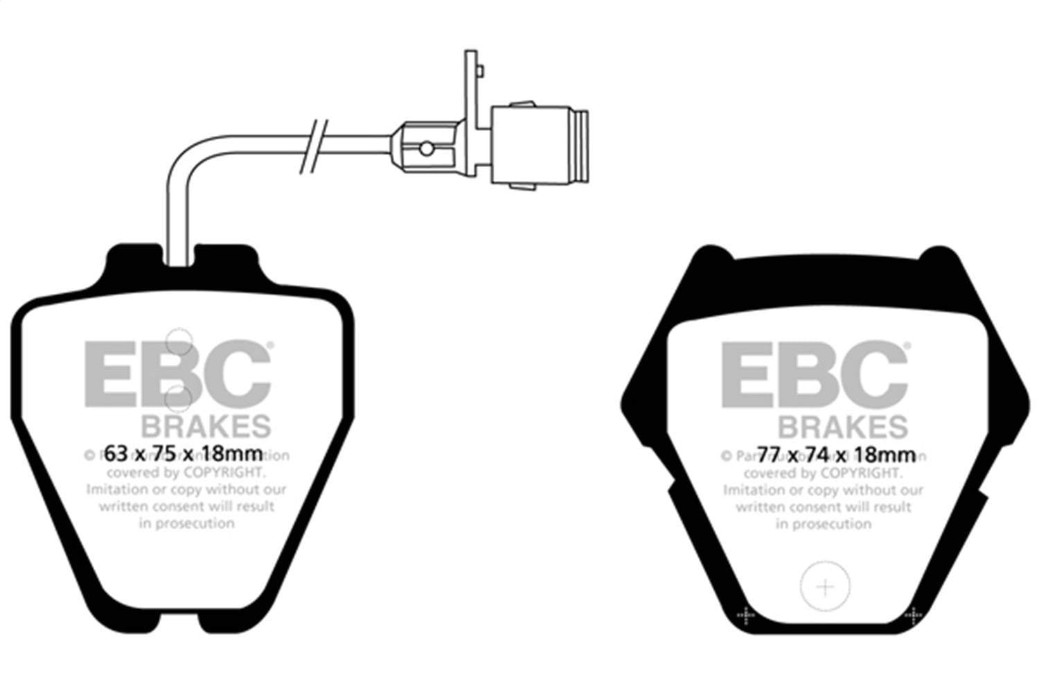 EBC Brakes S12KF1167 EBC S12 Brake Pad and Rotor Kit - Fits 2000-2003 Audi A8 Quattro thumbnail 2