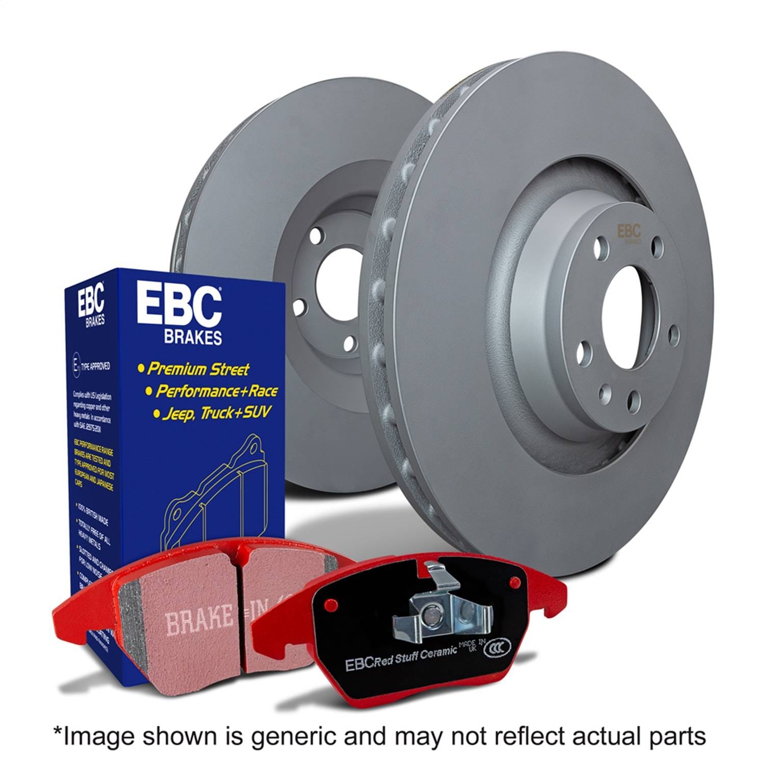 EBC Brakes S12KF1483 EBC S12 Brake Pad and Rotor Kit - Fits 2010-2017 Mercedes-Benz E350, E250, E400 thumbnail 2