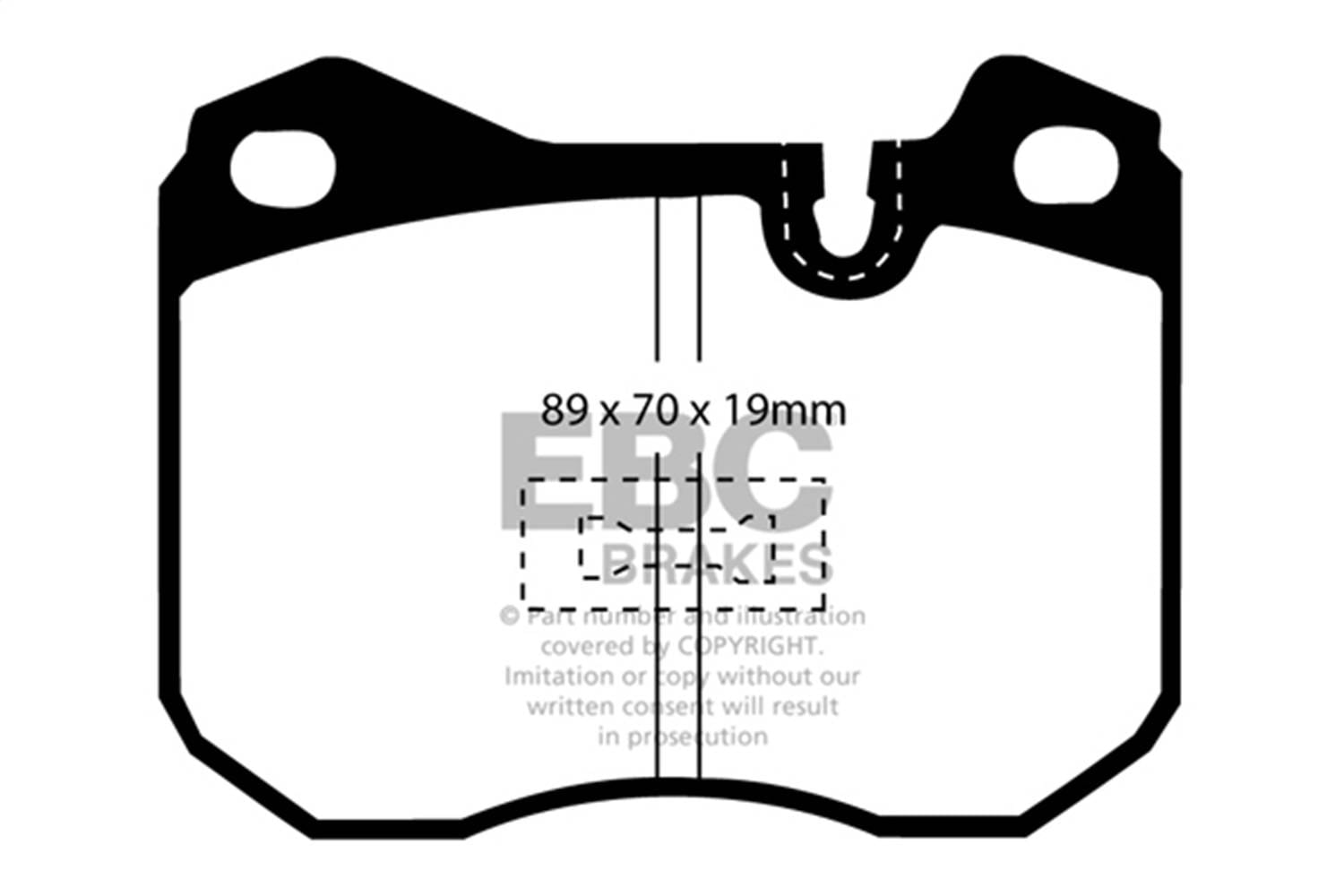 EBC Brakes S12KF1554 EBC S12 Brake Pad and Rotor Kit - Fits 1979-1988 Porsche 924, 944 thumbnail 2