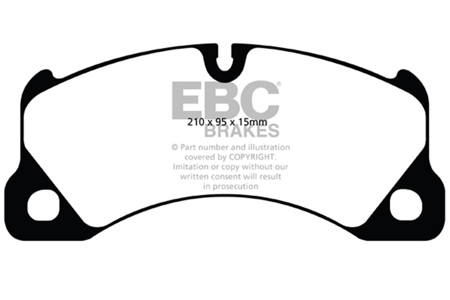 EBC Brakes S12KF1415 EBC S12 Brake Pad and Rotor Kit - Fits 2008-2009 Volkswagen Touareg thumbnail 2