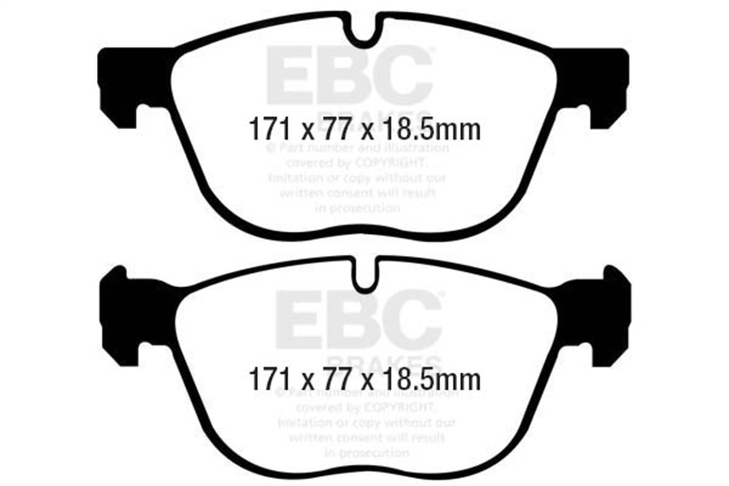 EBC Brakes S12KF1461 EBC S12 Brake Pad and Rotor Kit - Fits 2007-2018 BMW X5 thumbnail 2