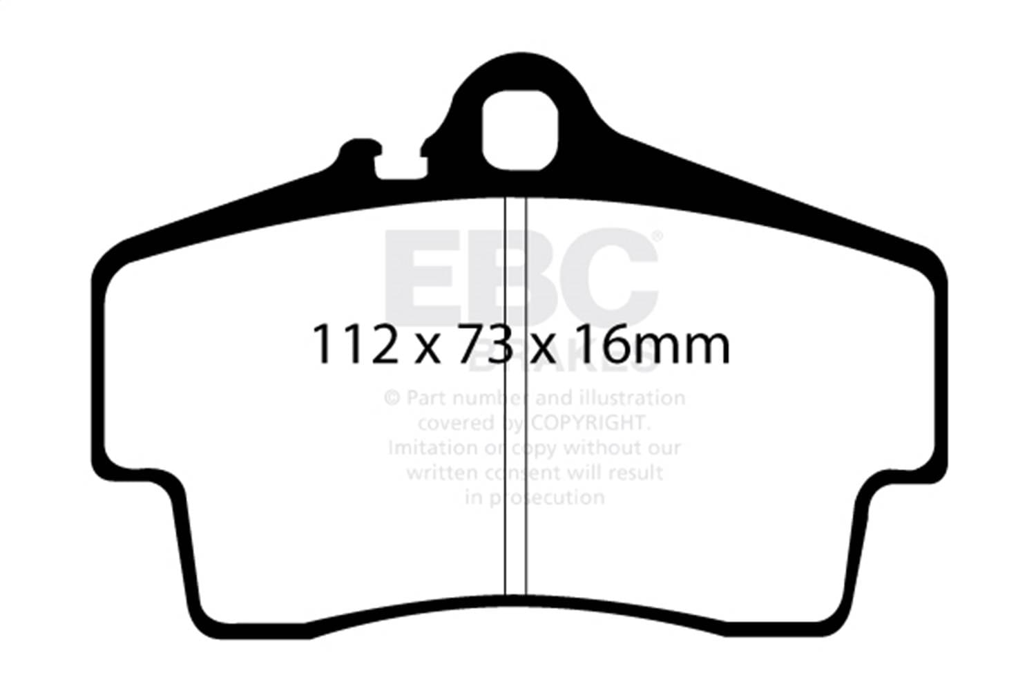 EBC Brakes S12KR1167 EBC S12 Brake Pad and Rotor Kit - Fits 1997-2004 Porsche Boxster thumbnail 2