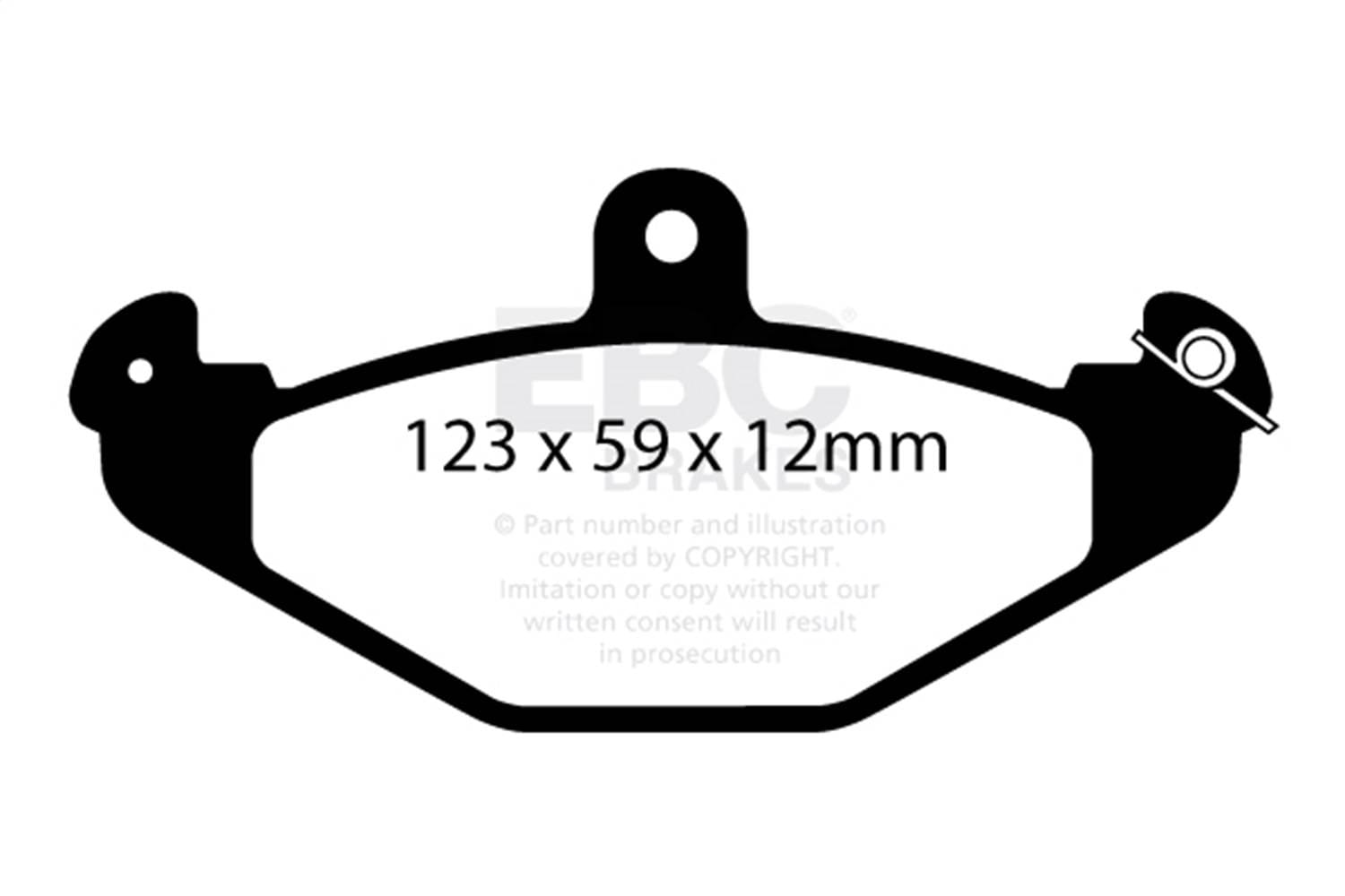 EBC Brakes S12KR1418 EBC S12 Brake Pad and Rotor Kit - Fits 2005-2011 Lotus Elise, Exige thumbnail 2