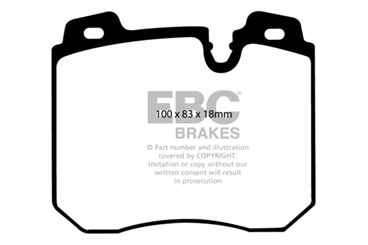 EBC Brakes S13KF1093 EBC S13 Brake Pad and Rotor Kit - Fits 1990-1994 BMW 750iL thumbnail 2