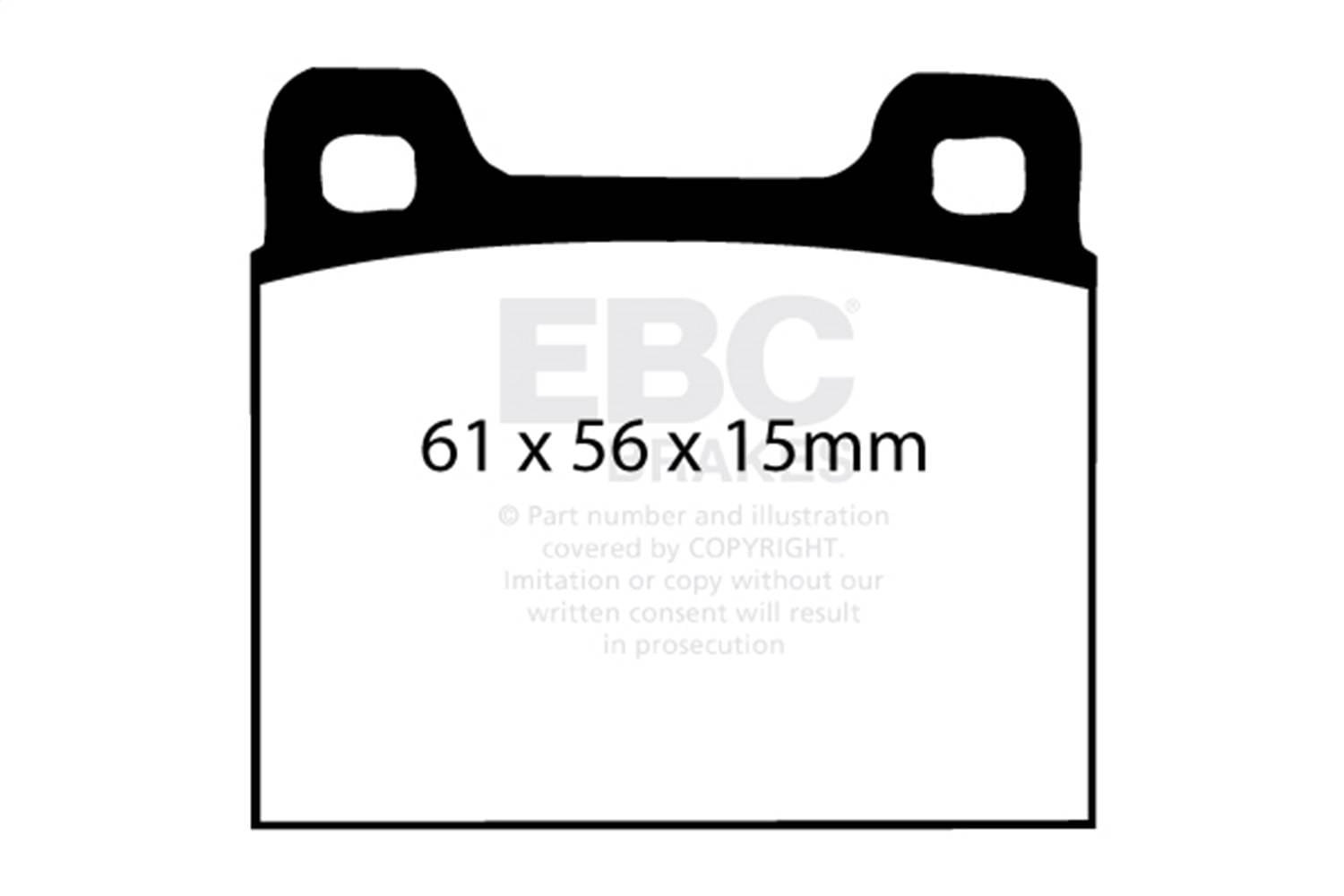 EBC Brakes S13KF1013 EBC S13 Brake Pad and Rotor Kit - Fits 1965-1977 Porsche 911, 914 thumbnail 2