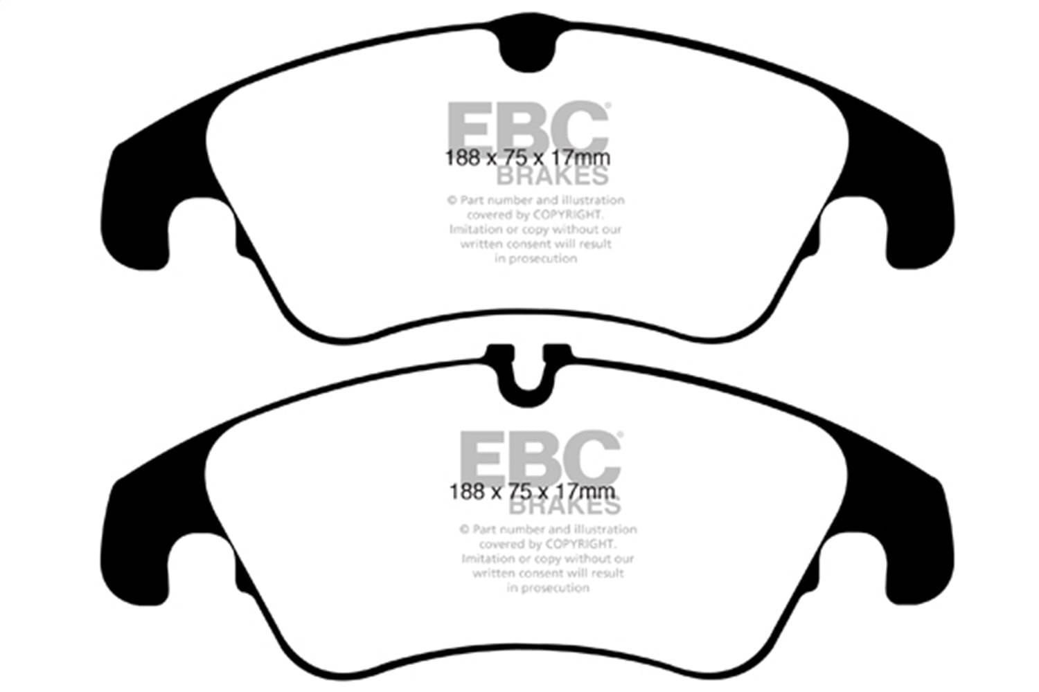 EBC Brakes S13KF1783 EBC S13 Brake Pad and Rotor Kit - Fits 2008-2011 Audi A5 Quattro, A4 Quattro, A5 thumbnail 2