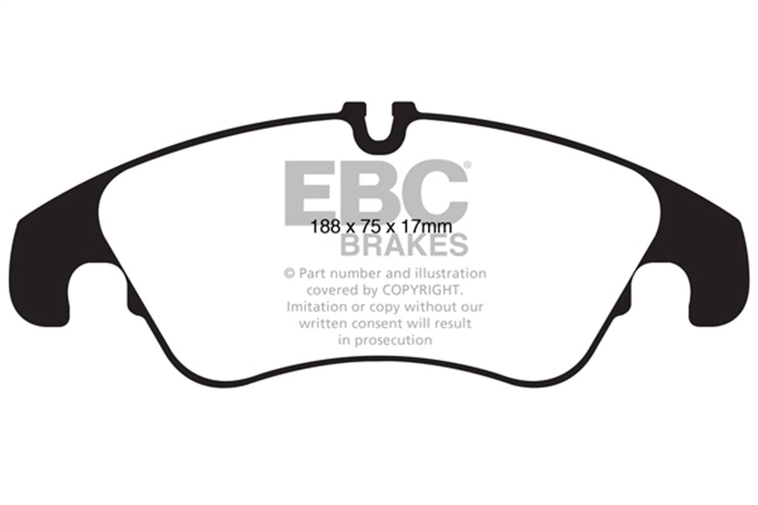EBC Brakes S13KF1790 EBC S13 Brake Pad and Rotor Kit - Fits 2013-2017 Audi Q5, S5 thumbnail 2