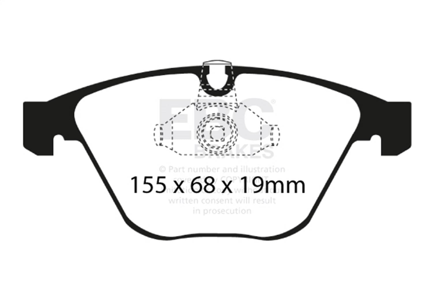 EBC Brakes S13KF2138 EBC S13 Brake Pad and Rotor Kit - Fits select 2004-2010 BMW models thumbnail 2