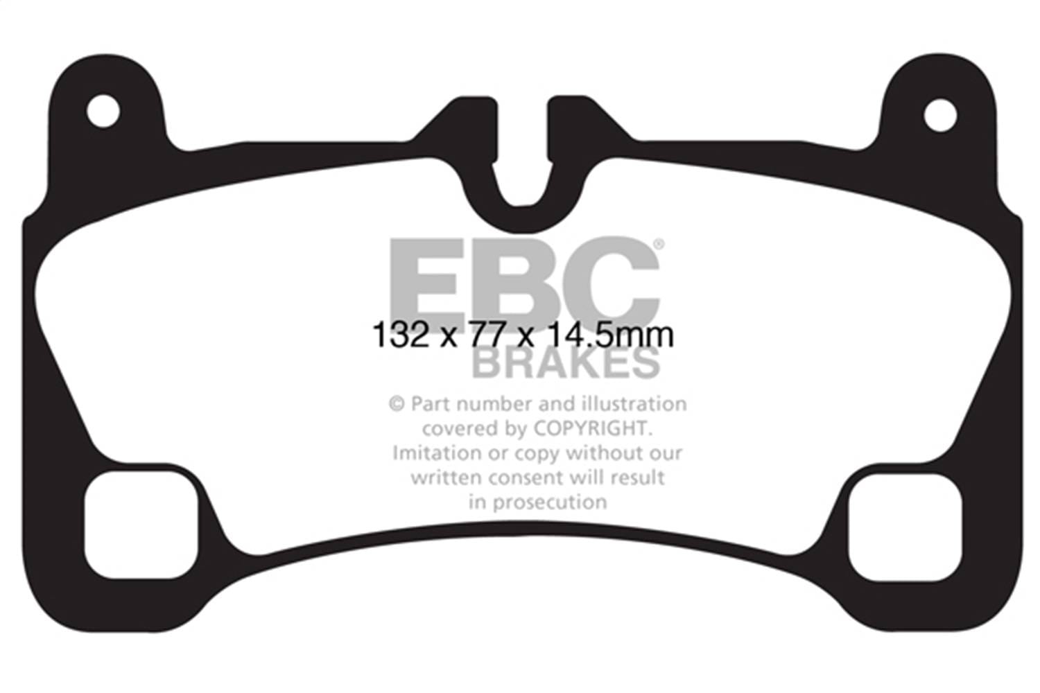 EBC Brakes S13KR1628 EBC S13 Brake Pad and Rotor Kit - Fits 2008-2009 Volkswagen Touareg thumbnail 2