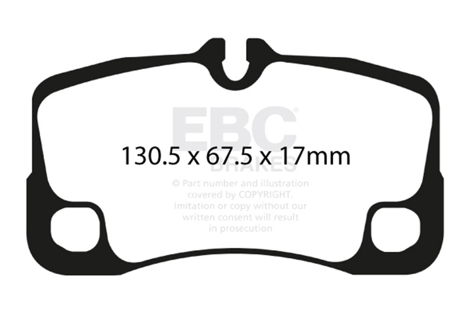 EBC Brakes S13KR1579 EBC S13 Brake Pad and Rotor Kit - Fits 2009-2012 Porsche 911 thumbnail 2