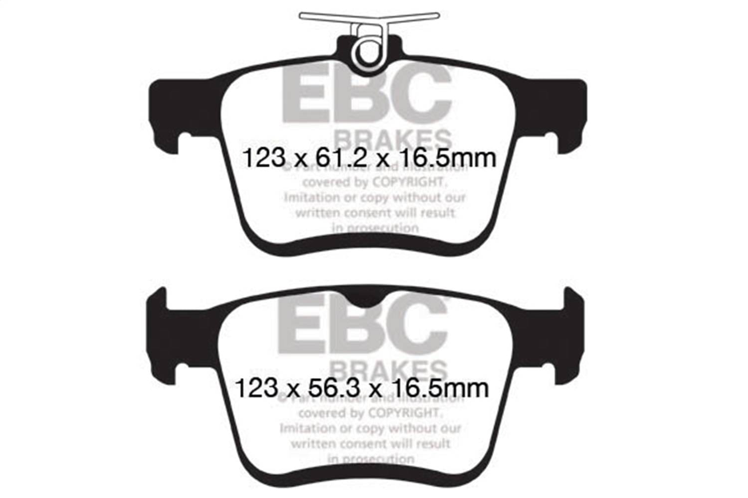 EBC Brakes S13KR1610 EBC S13 Brake Pad and Rotor Kit - Fits select 2015-2025 Volkswagen, Audi applications thumbnail 2