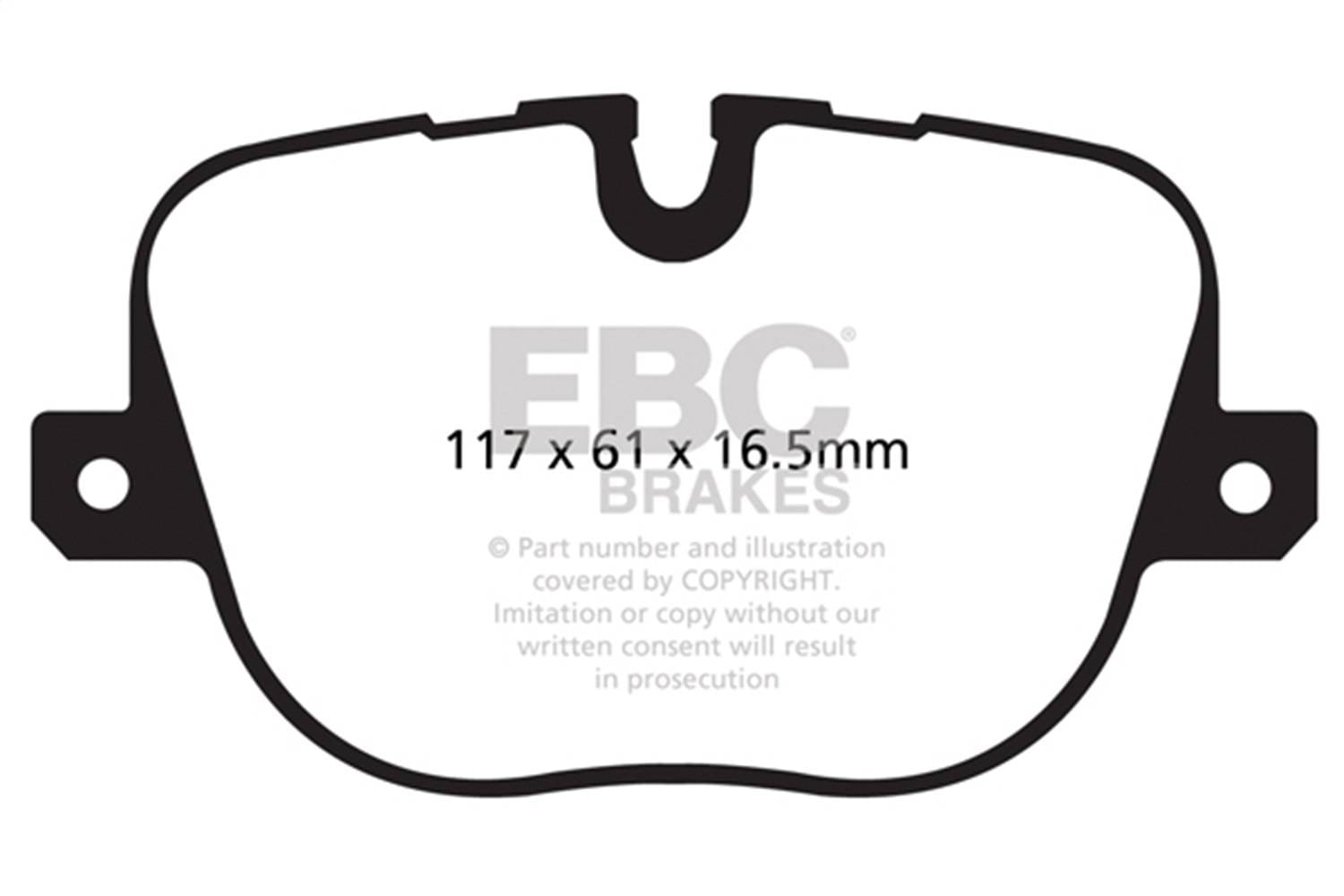 EBC Brakes S14KR1138 EBC S14 Brake Pad and Rotor Kit - Fits 2010-2012 Land Rover Range Rover thumbnail 2