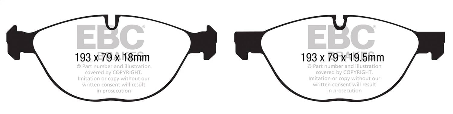 EBC Brakes S14KF1255 EBC S14 Brake Pad and Rotor Kit - Fits 2008-2018 BMW X6, X5 thumbnail 2