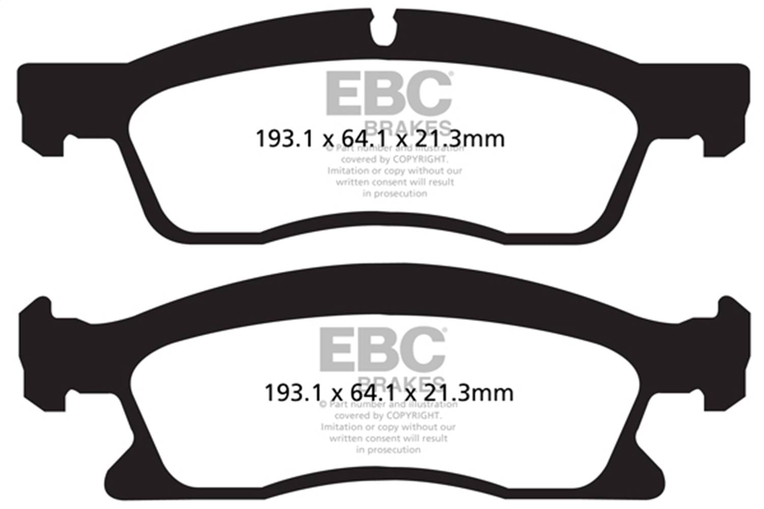 EBC Brakes S14KF1374 EBC S14 Brake Pad and Rotor Kit - Fits 2012-2018 Mercedes-Benz GLE350, ML350, ML250 thumbnail 2