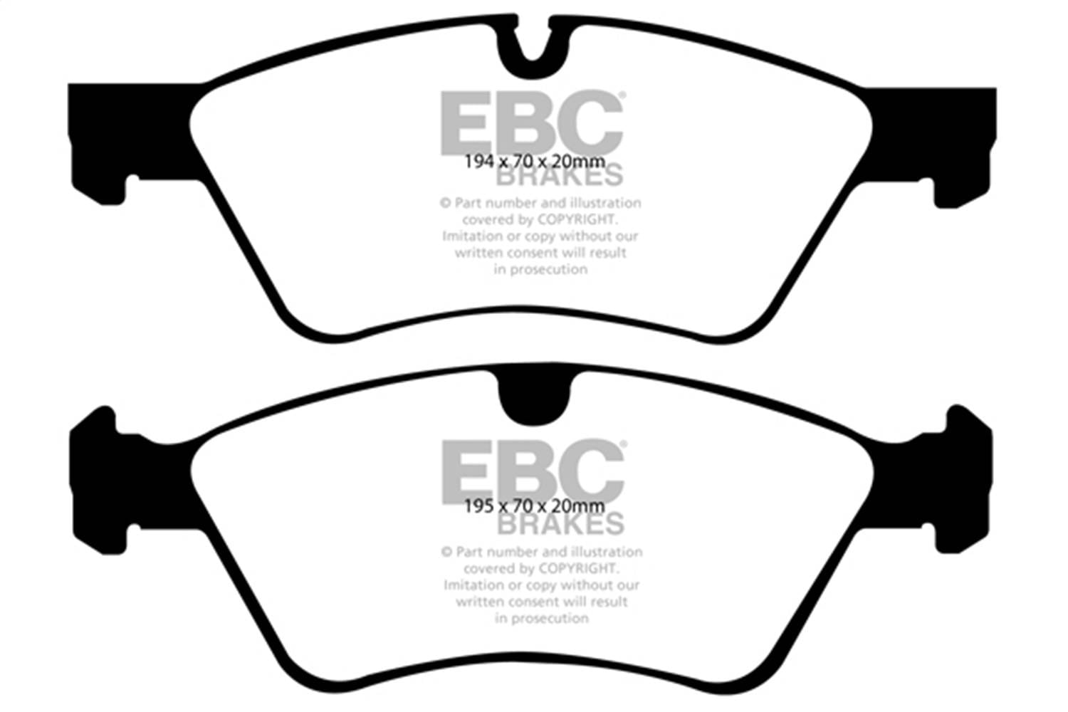 EBC Brakes S1KF1797 EBC S1 Brake Pad and Rotor Kit - Fits select 2005-2013 Mercedes-Benz models thumbnail 2