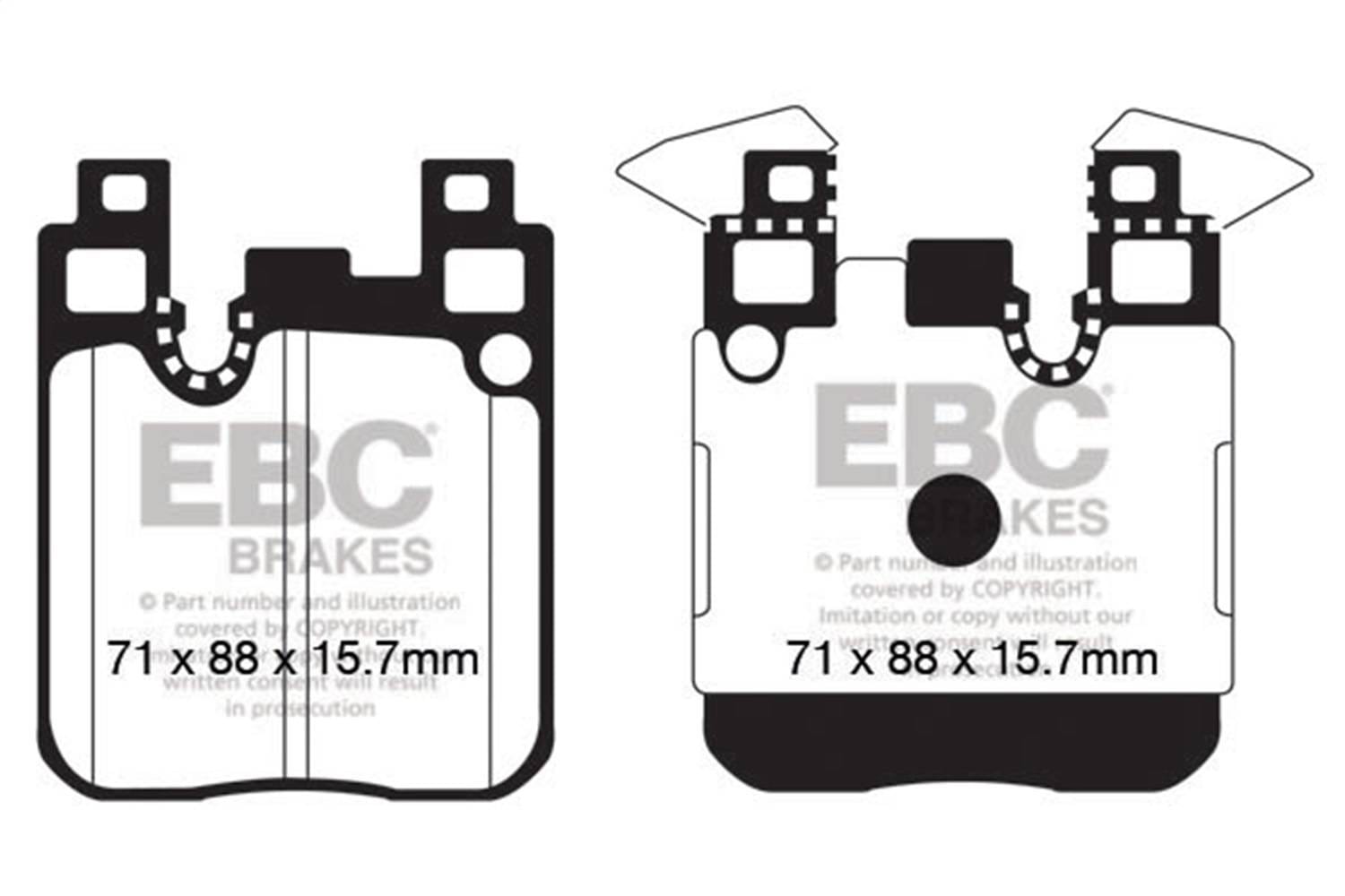 EBC Brakes S1KR1702 EBC S1 Brake Pad and Rotor Kit - Fits select 2012-2020 BMW models thumbnail 2