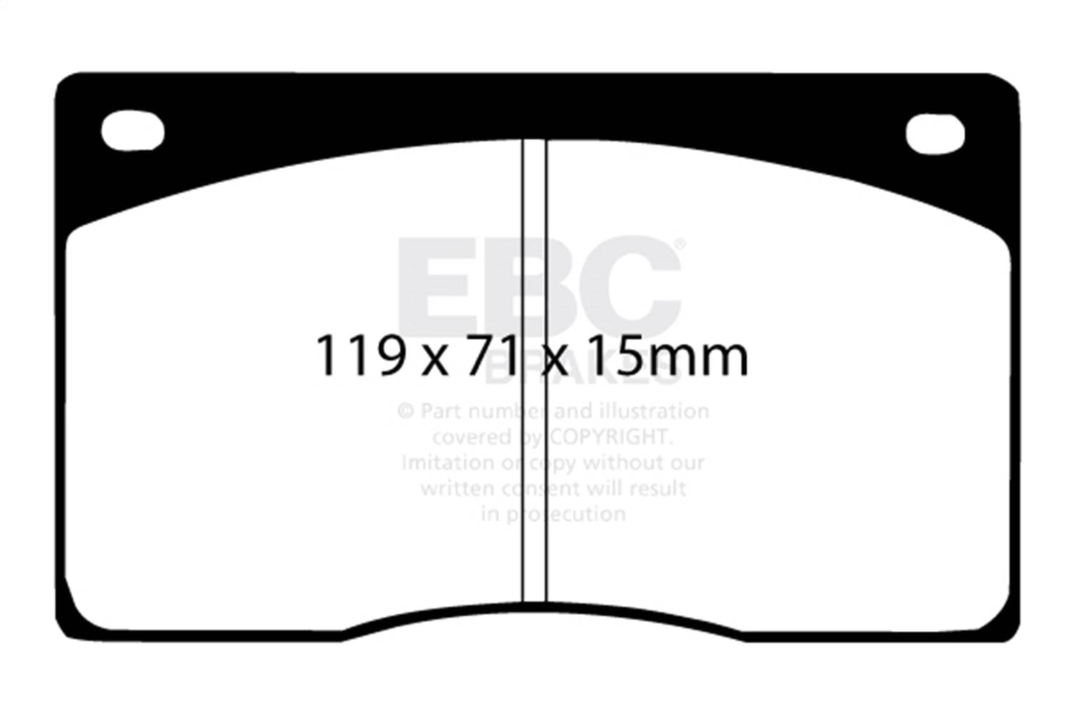 EBC Brakes S20K1205 EBC S20 Brake Pad and Rotor Kit - Fits 1974-1992 Jaguar XJS, XJ6, XJ12 thumbnail 3