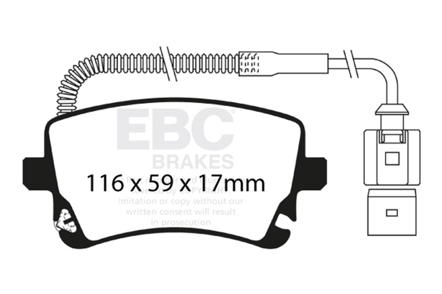 EBC Brakes S20K1089 EBC S20 Brake Pad and Rotor Kit - Fits 2005-2011 Audi A6 Quattro thumbnail 2